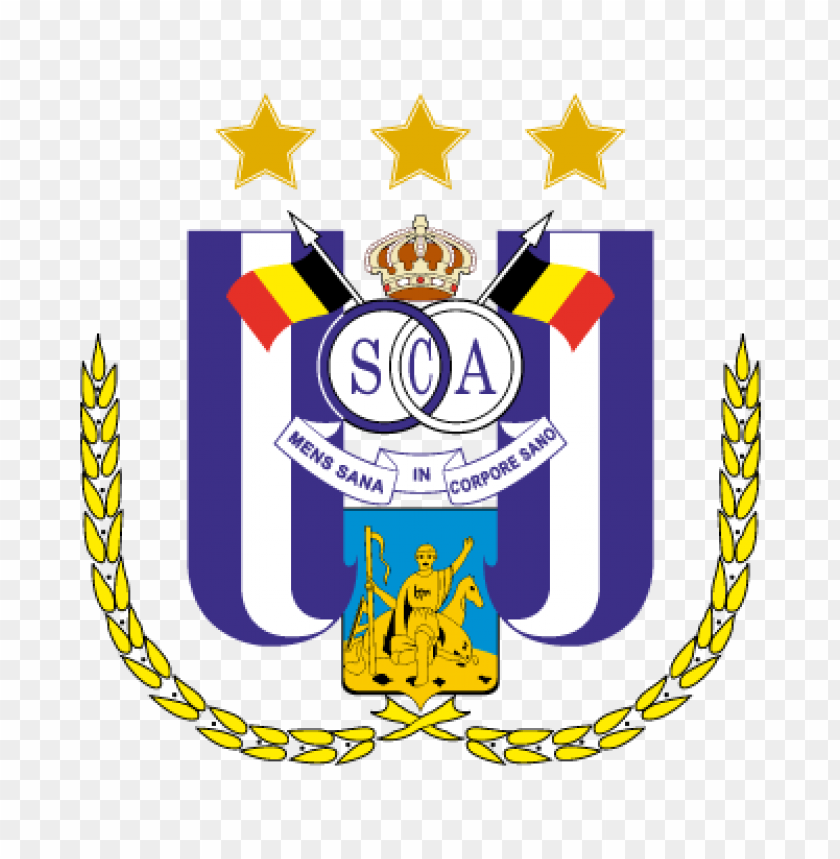 Rsc Anderlecht Current Vector Logo Cutout Png Clipart Images Toppng