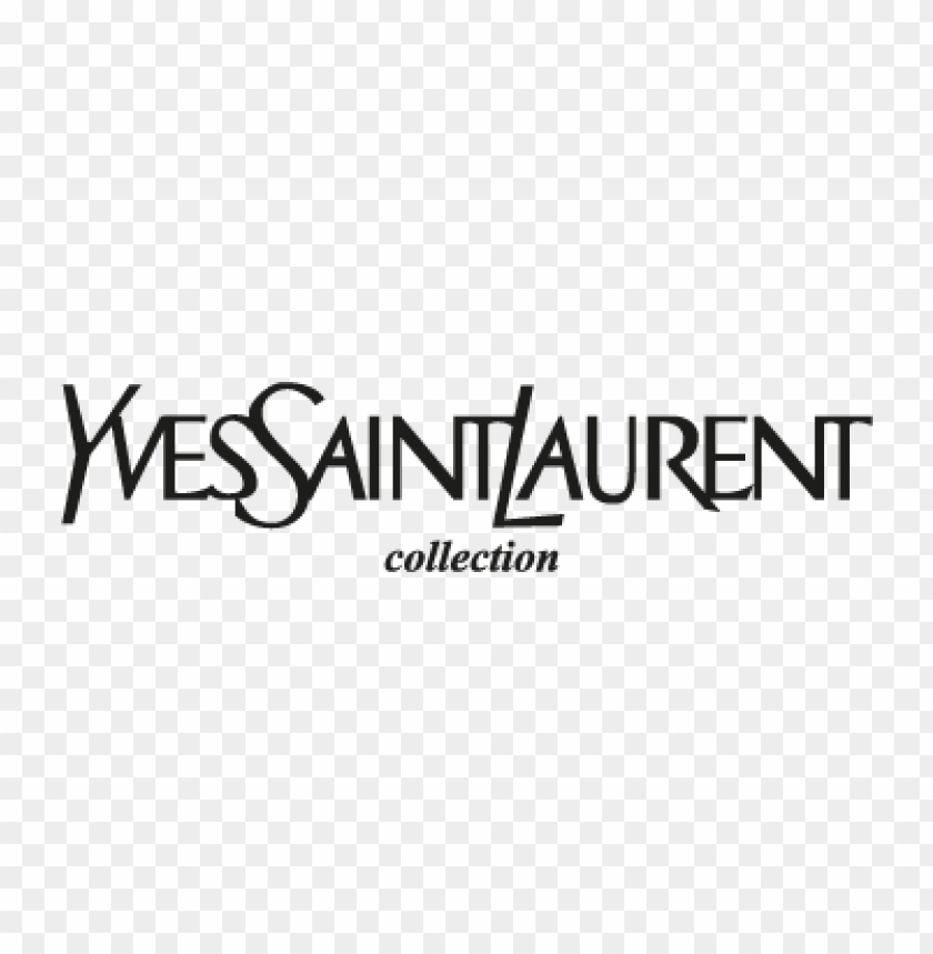 Yves Saint Laurent Logo Vector Saint Laurent Logo Cutout Png Clipart