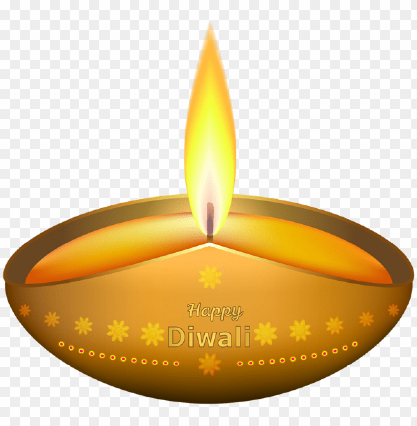 Happy Diwali Lighted Candle Png Clipart Png Photo 53520 TOPpng