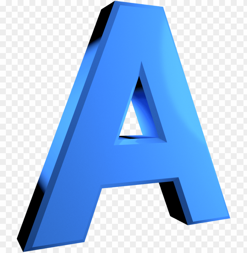 Download Download 3d Alphabet Letters Png Letter A 3d Png Blue Png Free Png Images Toppng