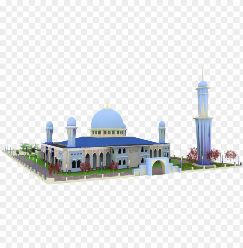 clipart masjid 3d