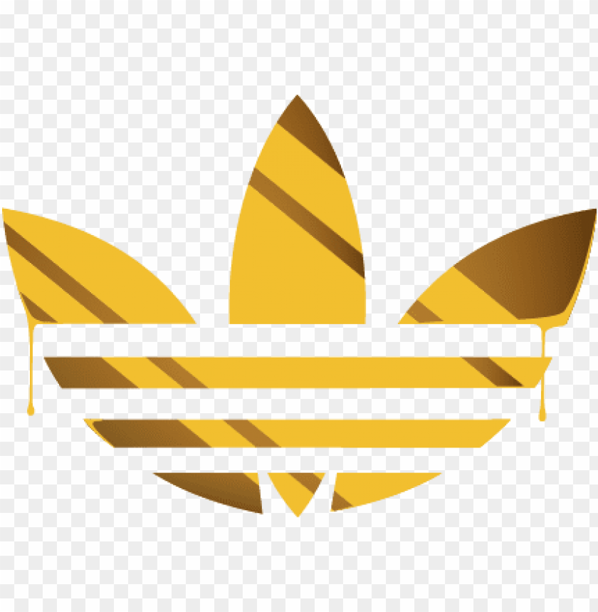 Download adidas clipart yellow - adidas gold logo png - Free PNG Images |  TOPpng