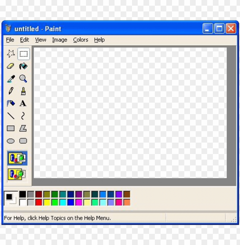 Download Aesthetic Clipart Computer Paint Windows Png Free Png
