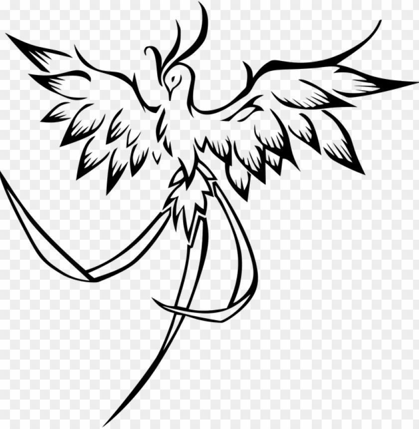 Download Ancient Symbolism Of The Magic Phoenix Phoenix Bird Line Art Png Free Png Images Toppng - roblox clipart windy coloring book transparent background wind