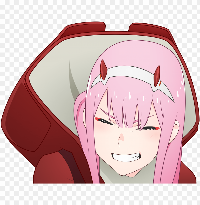 Download anime, darling in the franxx, zero two png - Free PNG Images |  TOPpng
