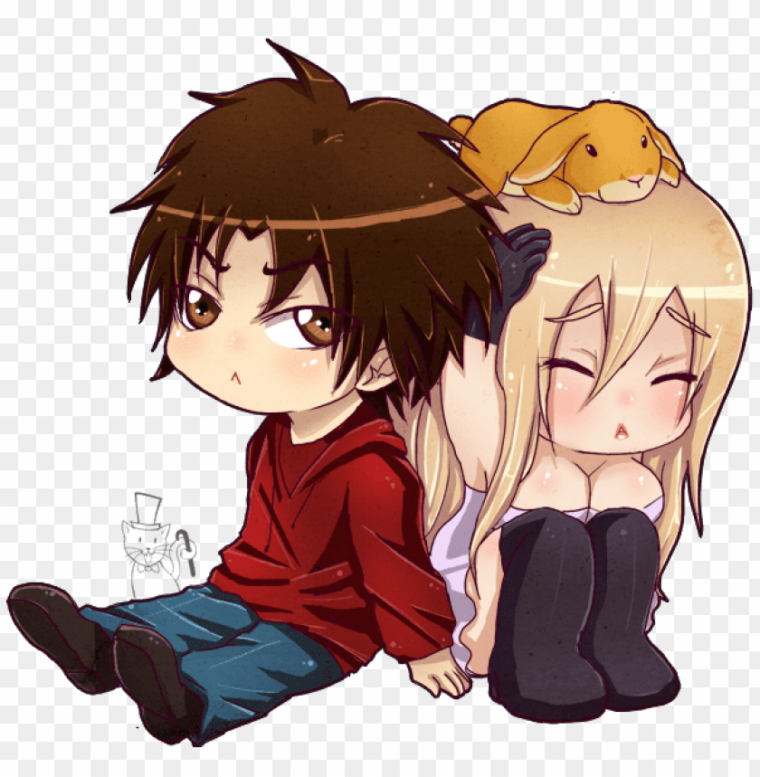 Download Anime Girl And Boy Hugging Pictures And Cliparts Download Chibi Girl And Boy Png Free Png Images Toppng