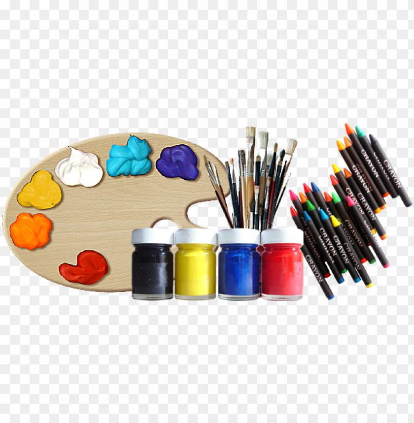 Art Supplies PNG Transparent Images Free Download, Vector Files