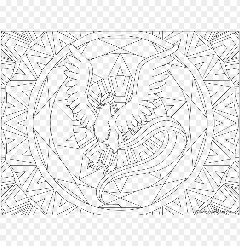 Download Articuno Articuno Group Coloring Pages Png Free Png Images Toppng