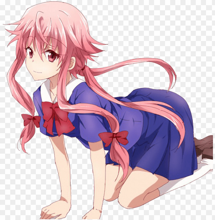 Free: Yuno Gasai Future Diary Yukiteru Amano Anime, Anime transparent  background PNG clipart 