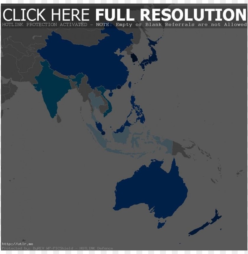 Download Asia Pacific Map Png - Free Png Images | Toppng