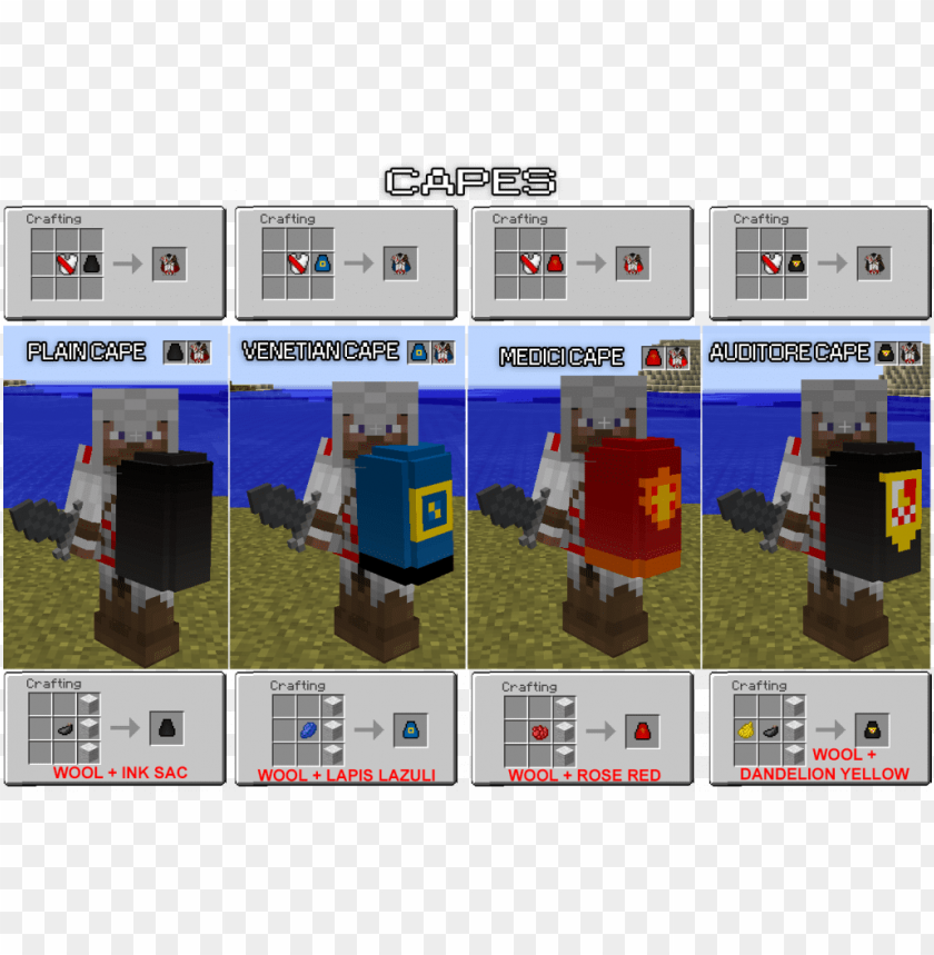 Download Assassincraft Mod Crafting Recipes Minecraft Assassincraft Png Free Png Images Toppng