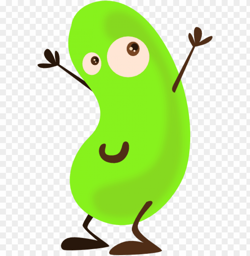Download bean clipart - green - cartoon beans png - Free PNG Images | TOPpng