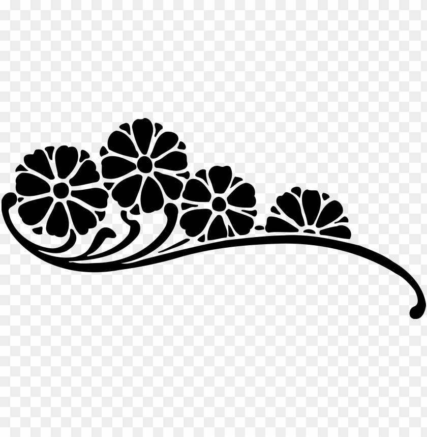 Download black and white flower png - flower black & white png - Free PNG  Images | TOPpng