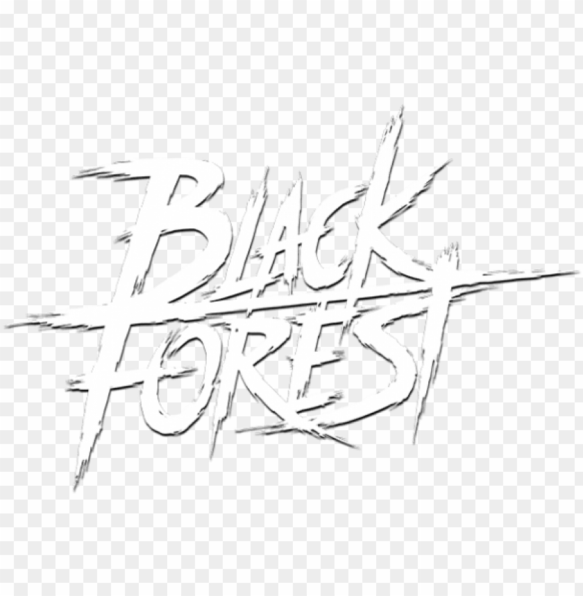 Download Black Forest Logo Calligraphy Png Free Png Images Toppng