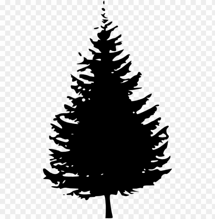 Download Black Pine Tree Clipart Evergreen Tree Silhouette Png Free Png Images Toppng - pine tree roblox