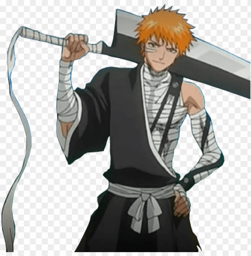 Download Kurosaki Ichigo Bleach HD Image Free HQ PNG Image