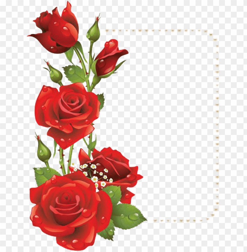 Descargar marcos de borde png imágenes png mart - moldura para fotos com rosas png - Free PNG Images |  ARRIBApng