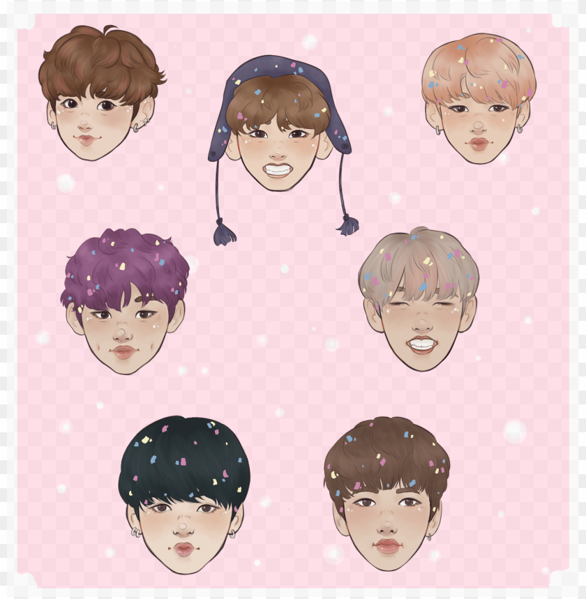 download bts spring day stickers indivdual bts stickersd png free png images toppng