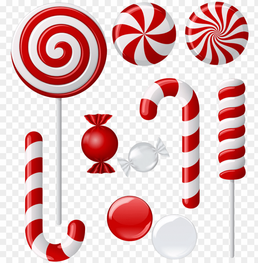 Download cartoon candy canes - christmas lollipop vector png - Free PNG  Images | TOPpng