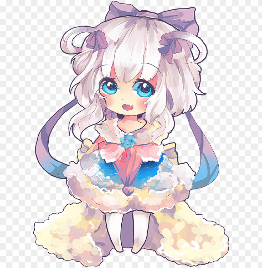 Anime Chibi Girl Pose, HD Png Download , Transparent Png Image - PNGitem