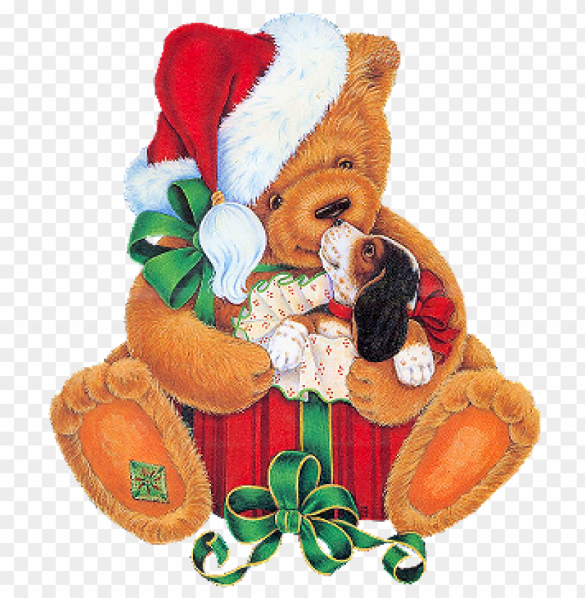 Christmas Bear PNG Transparent Images Free Download