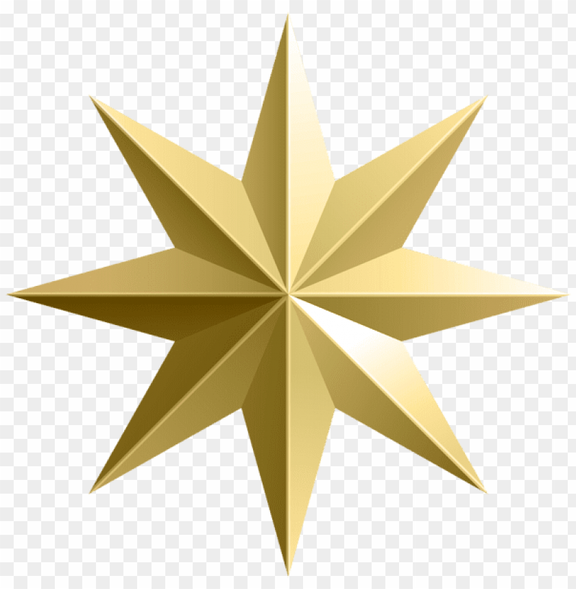 gold christmas star clip art