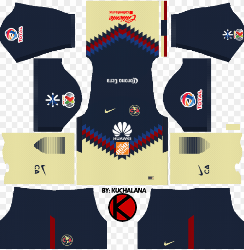 Download Club América Kits 20172018 Kit Dream League