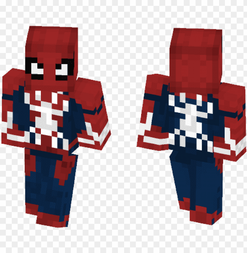 Download Comics Minecraft Skins Skin Spider Man Ps4 Minecraft Png Free Png Images Toppng - spider man ps4 roblox