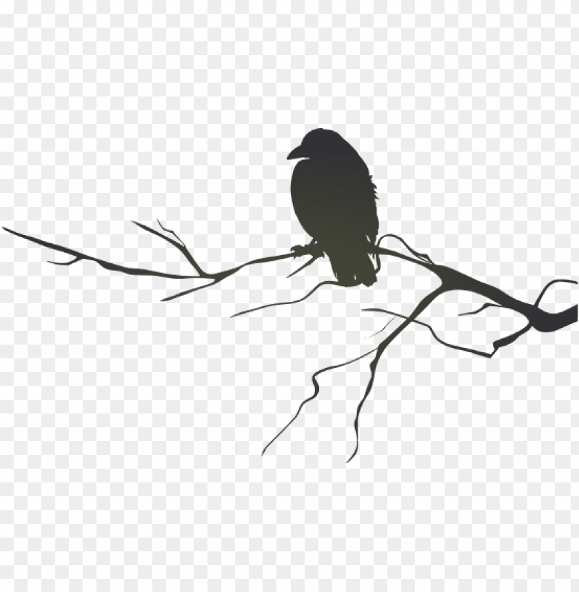 Download Crow Clipart Branch Silhouette Raven On A Branch Silhouette Png Free Png Images Toppng - dark raven roblox