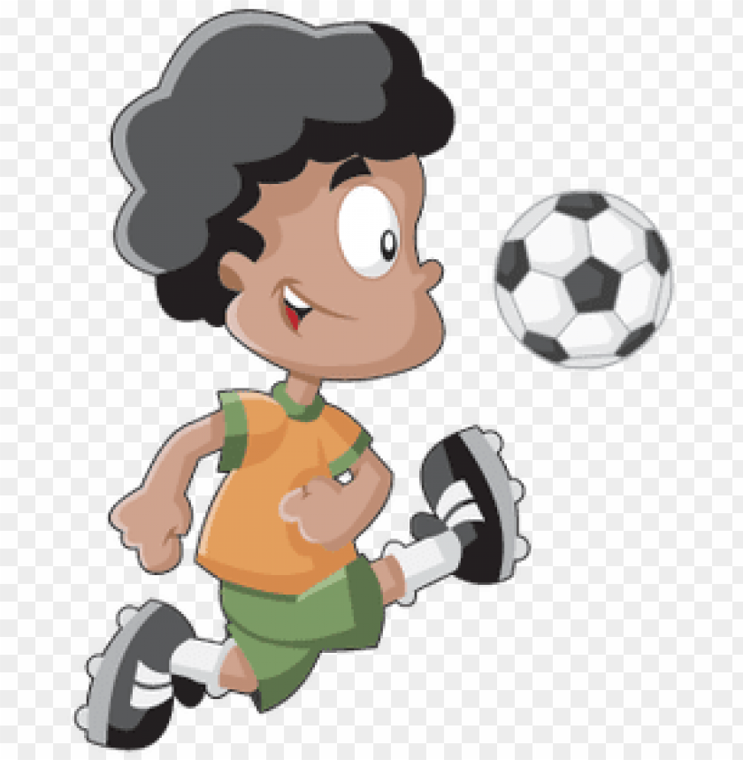 Download Cute Playful Cartoon Boy Playing Soccer Football Swimming Cartoon Playing Soccer Png Free Png Images Toppng
