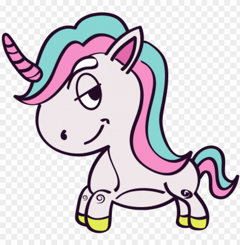 Report Abuse - Dibujos Kawaii De Unicornios - Free Transparent PNG Clipart  Images Download