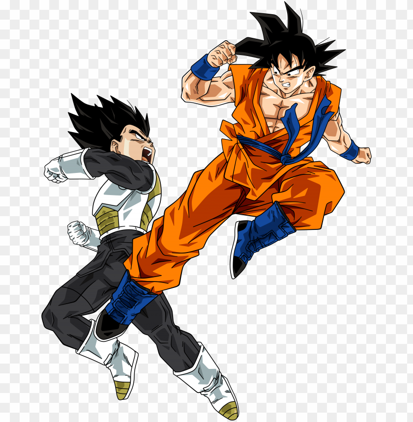 Goku Vegeta Super Saiya Dragon Ball PNG - Free Download