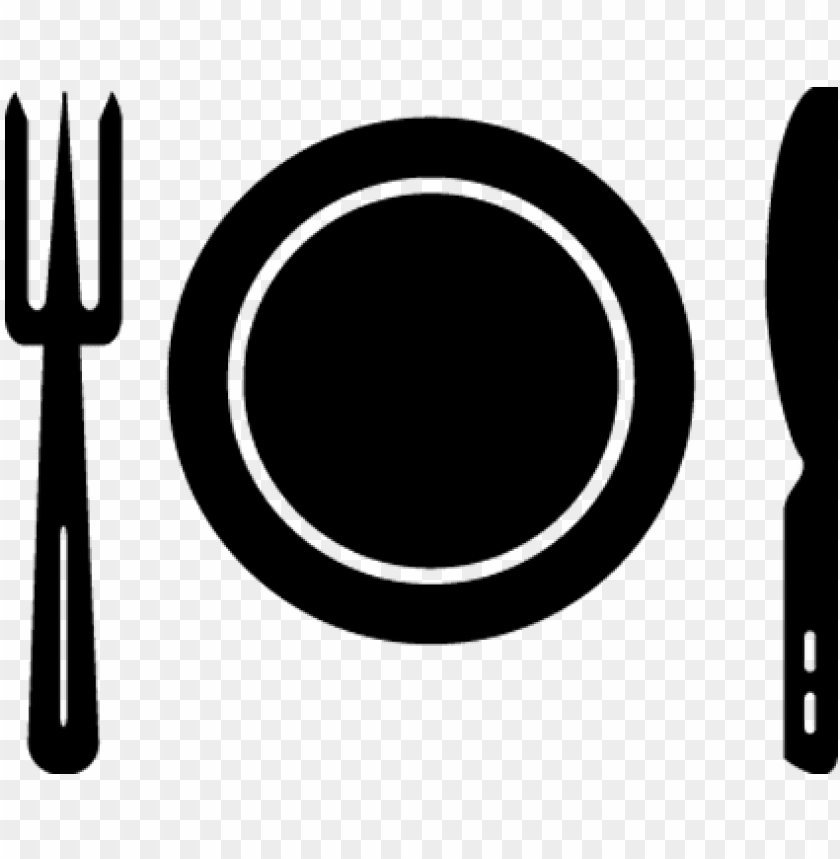 Download dish, plate with knife fork, cutlery, restaurant ico png - Free  PNG Images | TOPpng