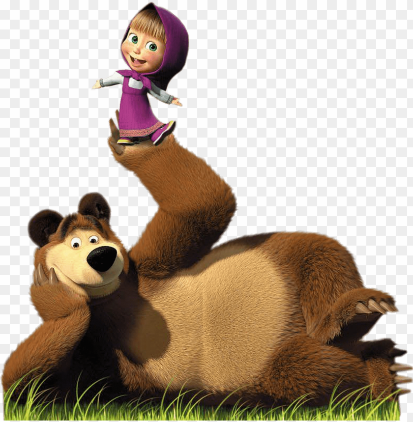 Download download - masha y el oso png - Free PNG Images | TOPpng