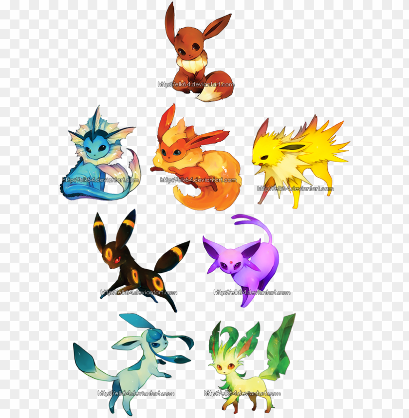 Download Eeveelutions Drawing Leafeon Eevee Png Free Png Images Toppng