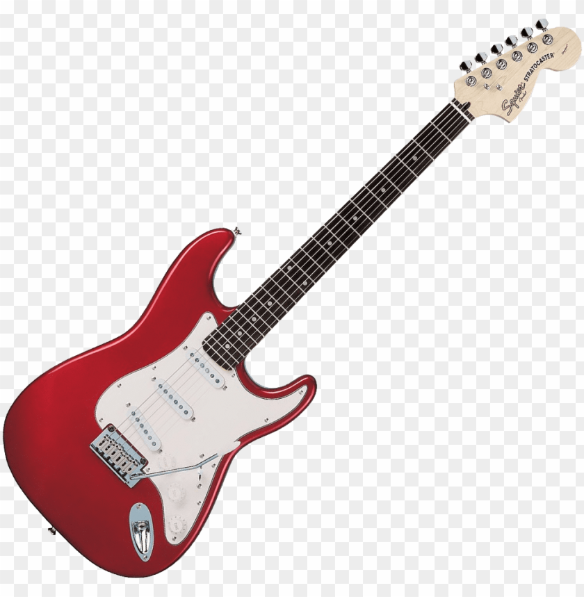 transparent electric guitar