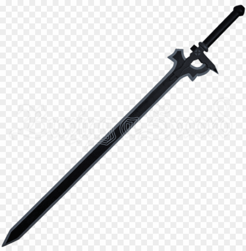 28 Collection Of Kirito Sword Dark Repulser Drawing Sword Art Online Sword  PNG Image With Transparent Background | TOPpng
