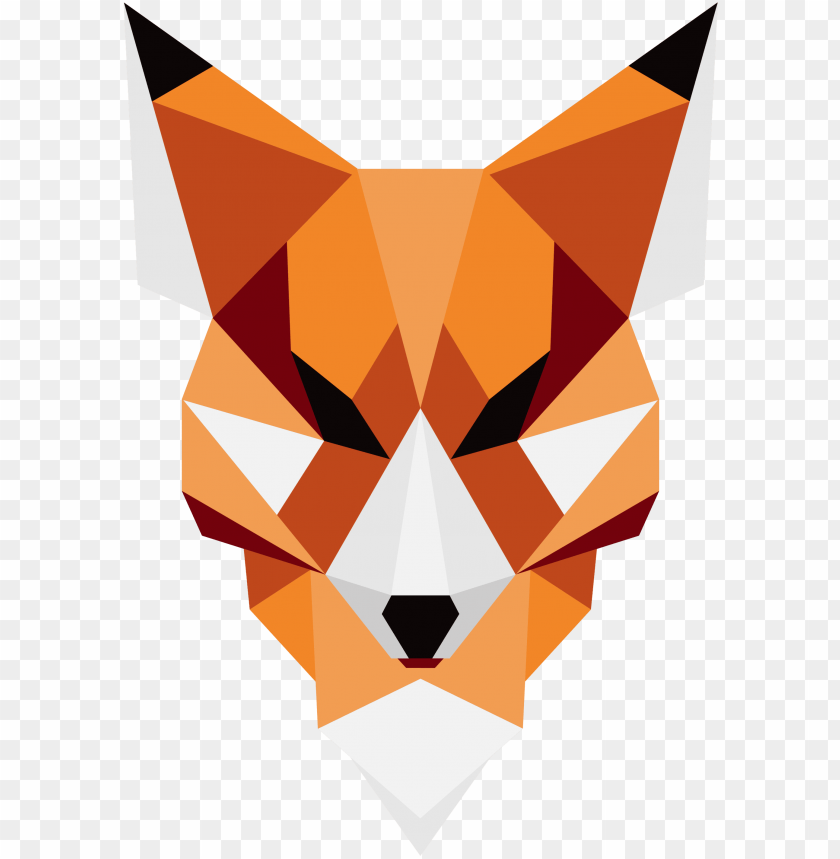 Download Eometric Fox Art Png Animal Made Out Of Shapes Png - roblox shirt fennec foxes roblox