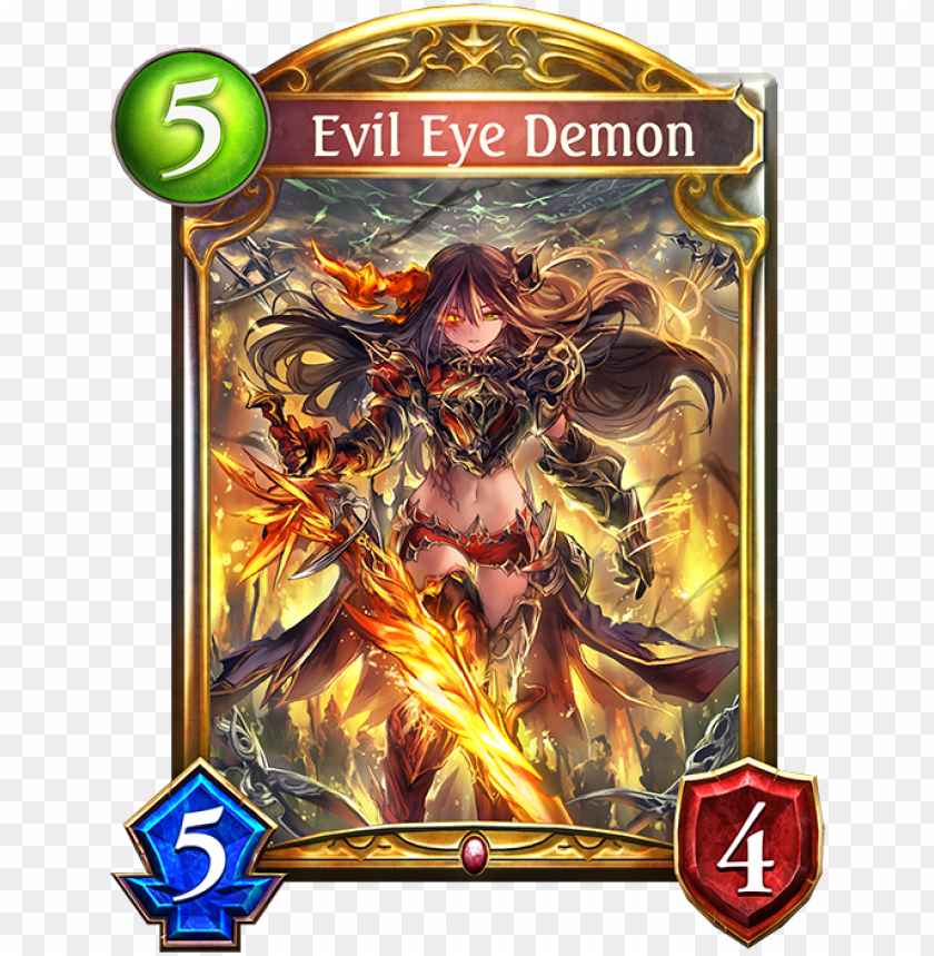 Download Evil Eye Demon Shadowverse Png Free Png Images Toppng - video game walkthrough roblox bfdi transparent background png