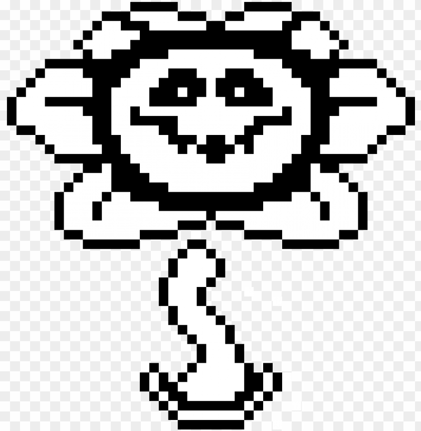 Flowey Undertale N - Undertale Pixel Art Flowey - Free Transparent PNG  Download - PNGkey