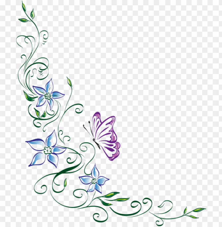 Download Floral Vector Graphics Ornamen Bunga Png Free Png Images Toppng