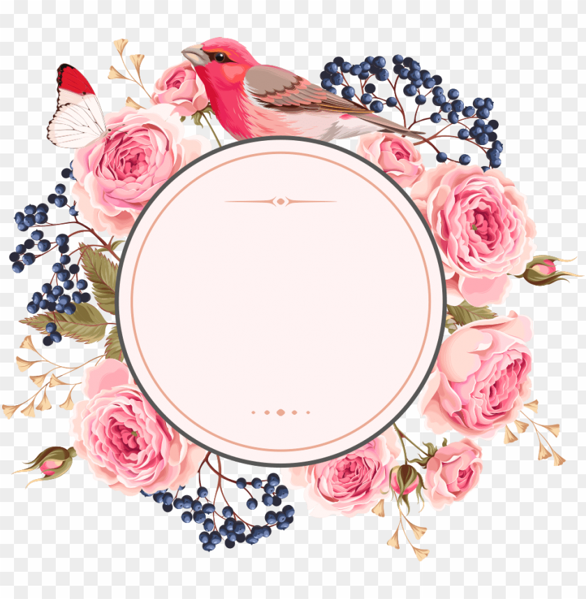 Download Download Flower Frame Flower Art Wallpaper Backgrounds Wallpapers Flower Circle Vector Png Free Png Images Toppng