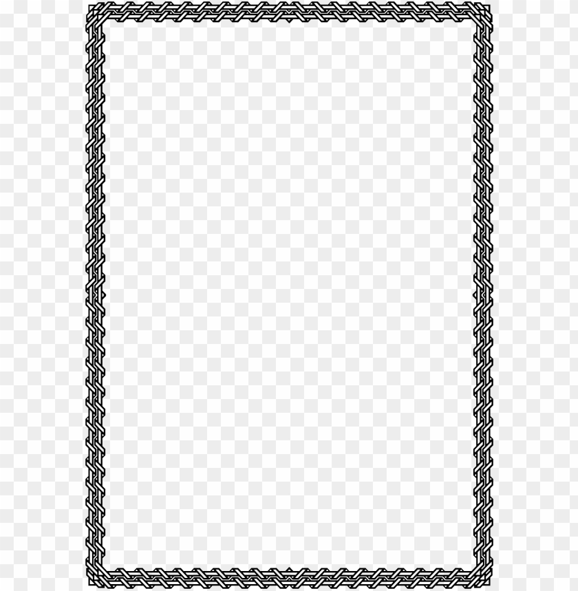 Download frames for a4 size paper png - Free PNG Images | TOPpng