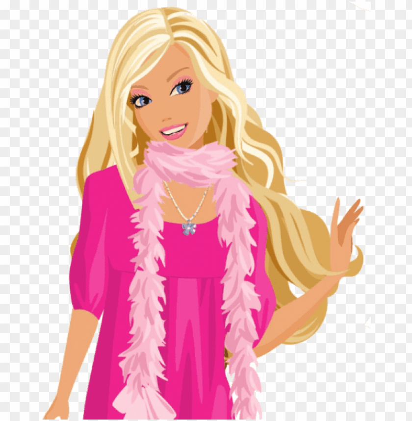 pink barbie png