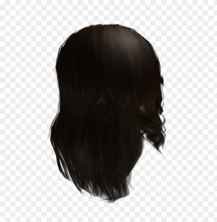Girl Brown Transparent Background Roblox Hair Free