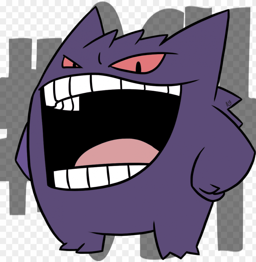 Gengar Pokemon Face, HD Png Download , Transparent Png Image - PNGitem