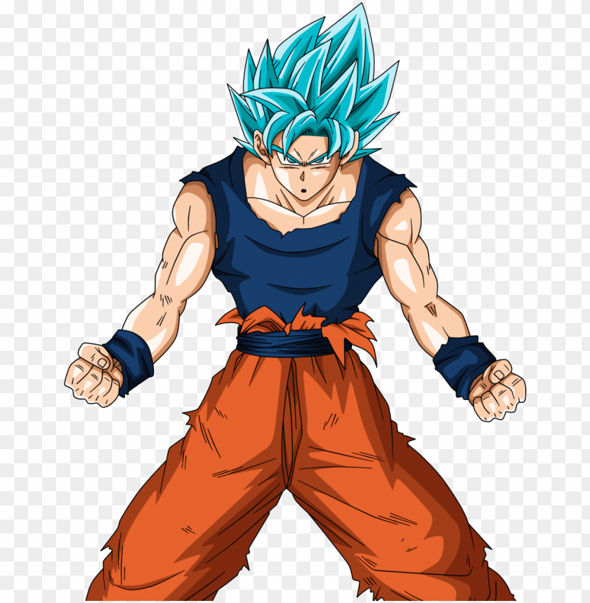 Free: Goku Super Saiyan Blue By Frost Z-dbjxfgd - Goku Ssj Blue Png Free   