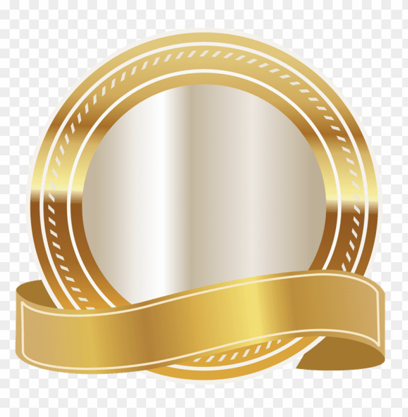 gold ribbon award vector