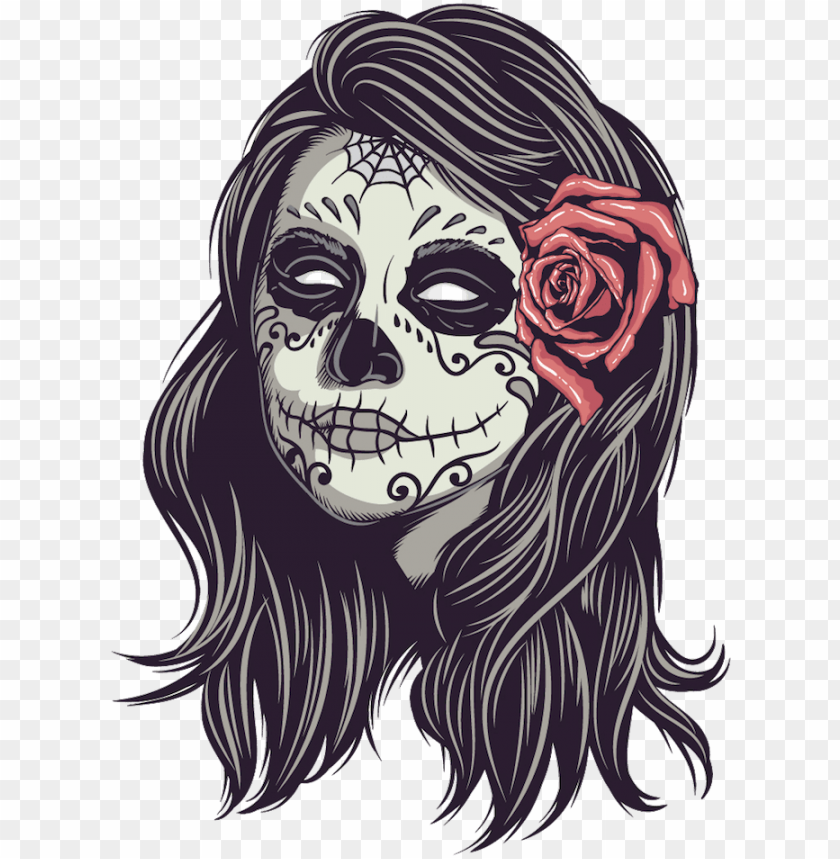 Download Halloween Skull Skull Cinco De Mayo Png Free Png Images Toppng