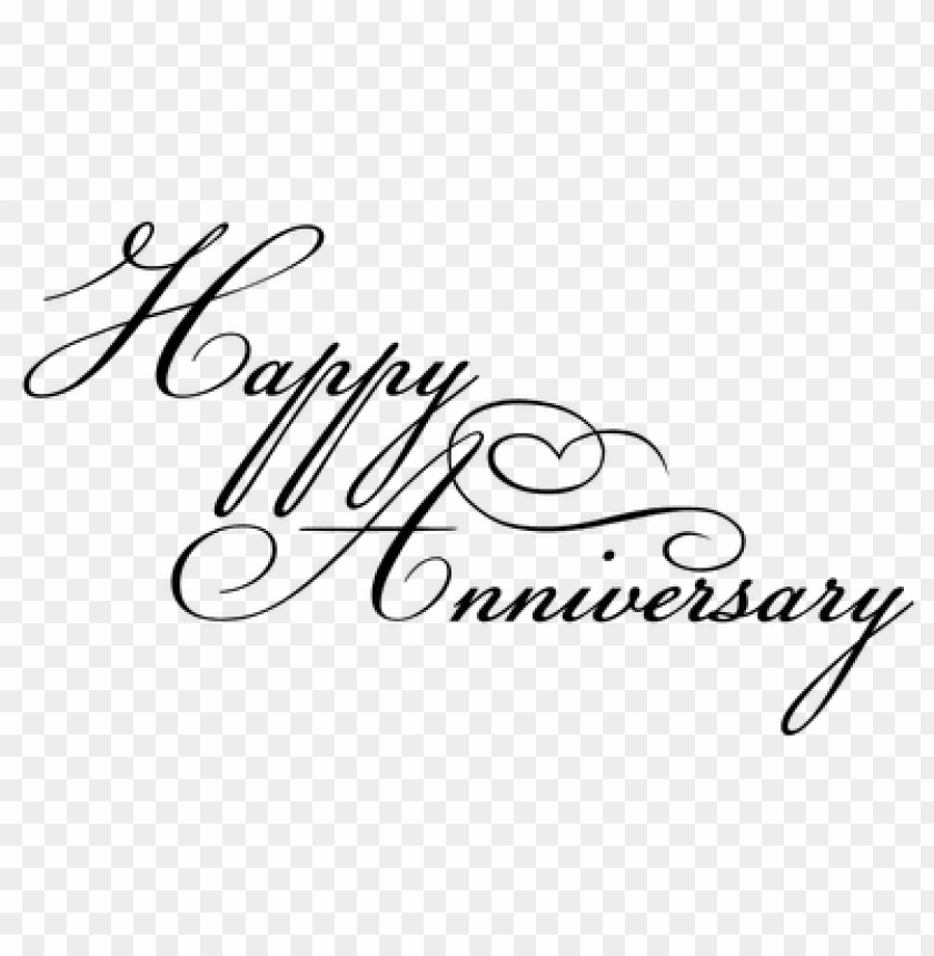 Download Happy Anniversary Black Writing Png Free Png Images Toppng